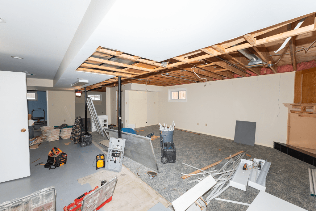 Before Basement Renovation