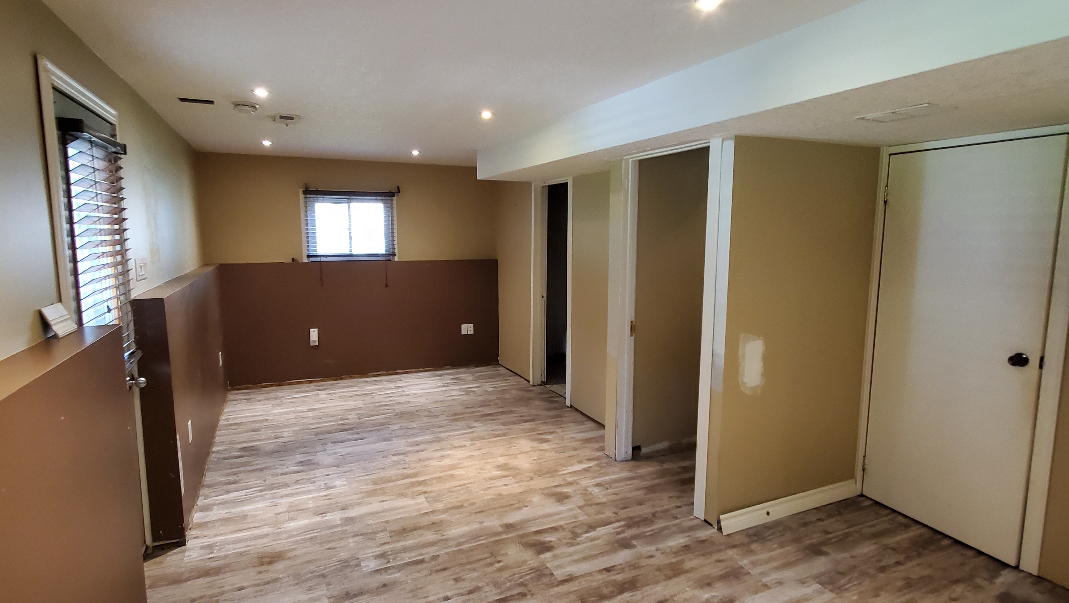 Before basement renovation stratford