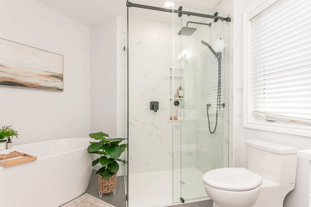 Custom Shower With Niche